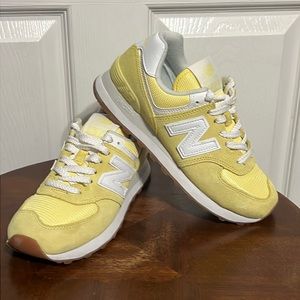 pale yellow sneakers women's